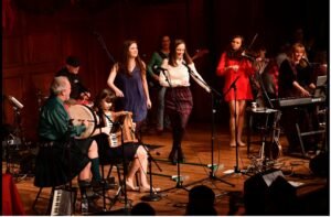 Dancers on stage at Christmas in the Kitchen