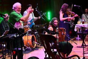 great shot of band in action